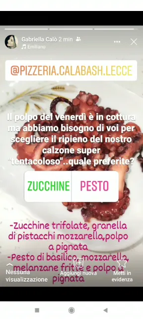 Menü_Pizzeria Calabash_Castromediano_Bild_1