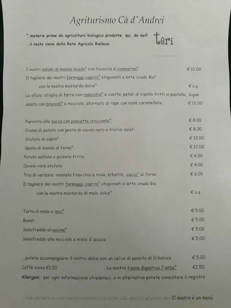 Menu_Azienda Agrituristica Cà d'Andrei_Andorno Cacciorna_immagine_2