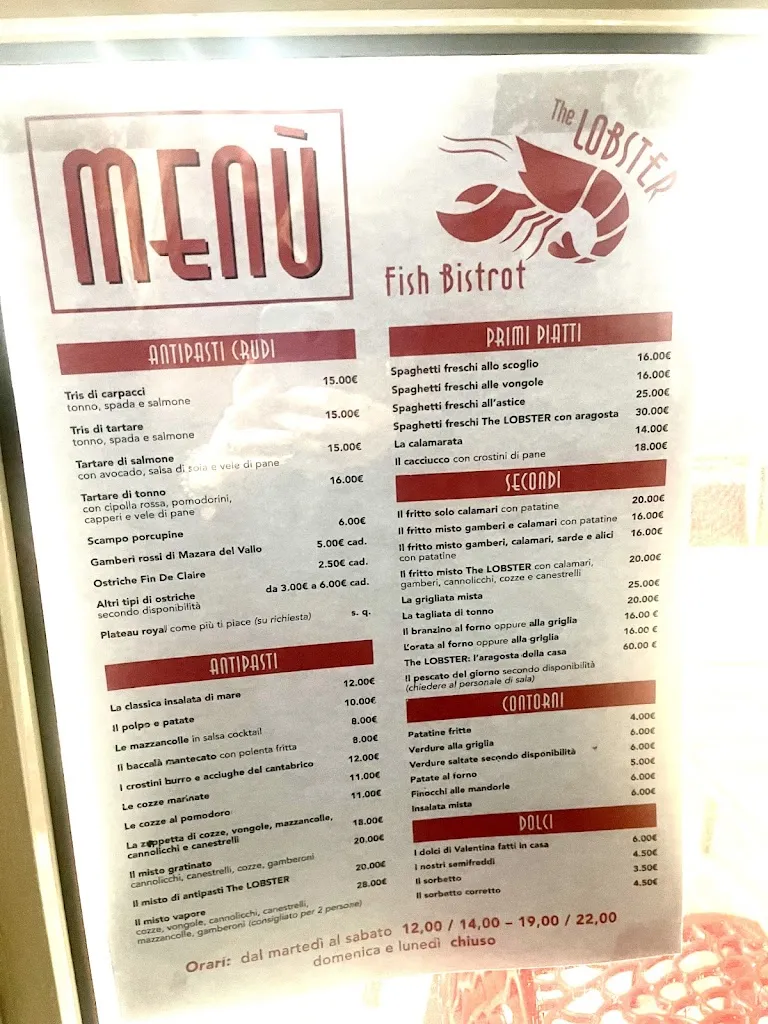 Menu_The Lobster Fish Bistrot_Andorno Cacciorna_immagine_2