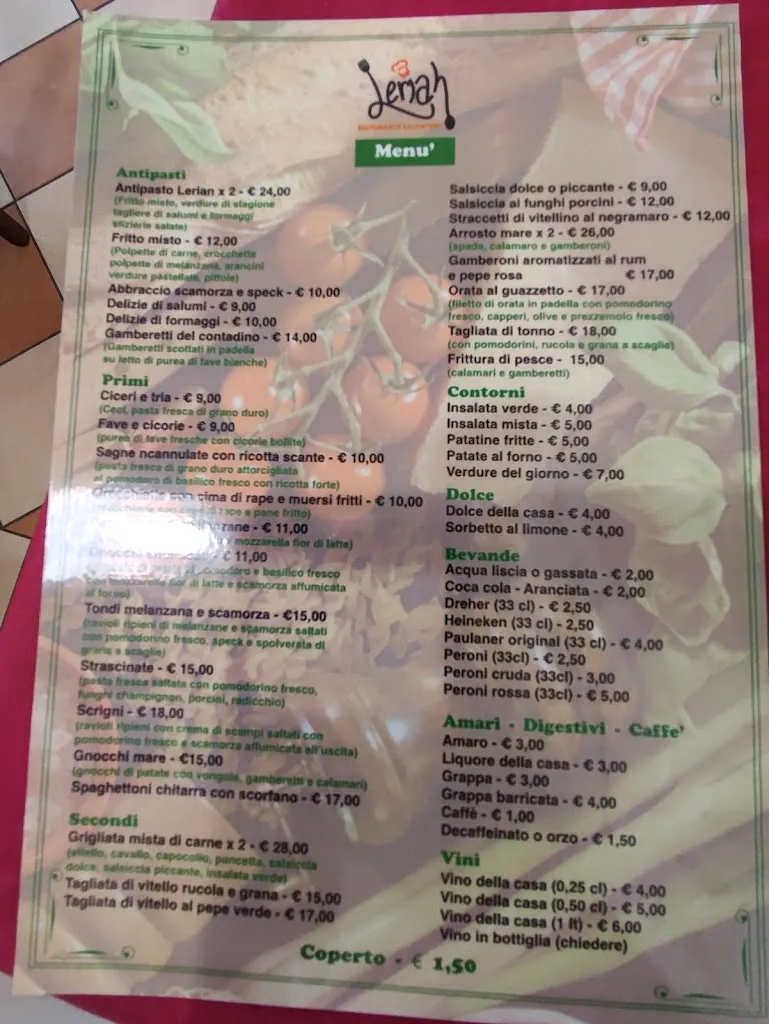 Menu_Lerian RISTORANTE salentino e Hamburgeria_Castromediano_image_2