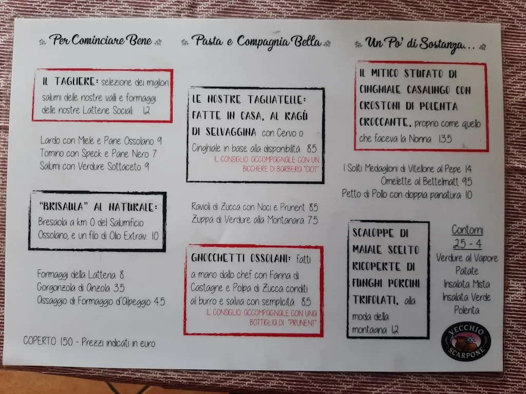 Menu_Hotel Meuble 'Vecchio Scarpone_Baceno_image_1