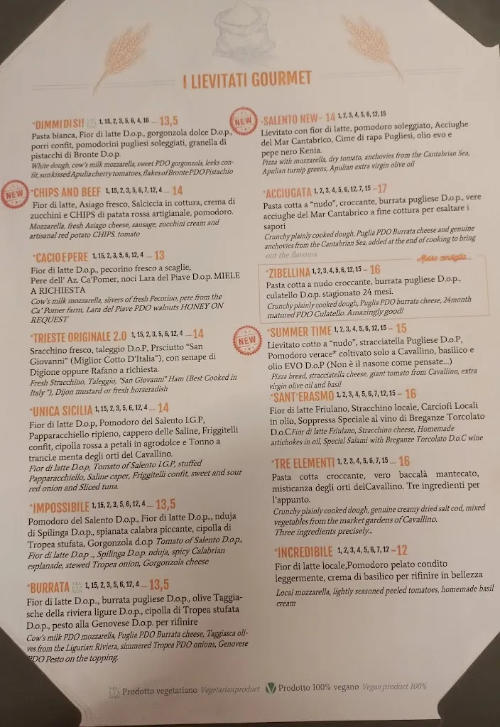 Menu_Trattoria Laguna & Lievitati Naturali_Cavallino_immagine_1