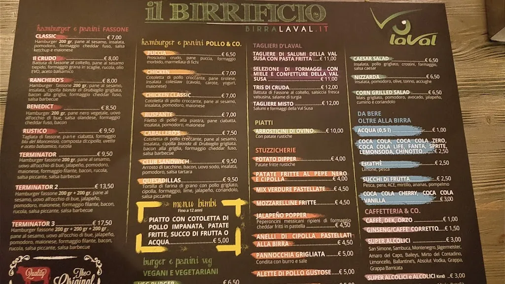 Menu_The Brew Pub Brewery_Avigliana_image_1
