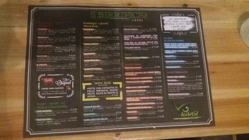 Menu_The Brew Pub Brewery_Avigliana_image_2