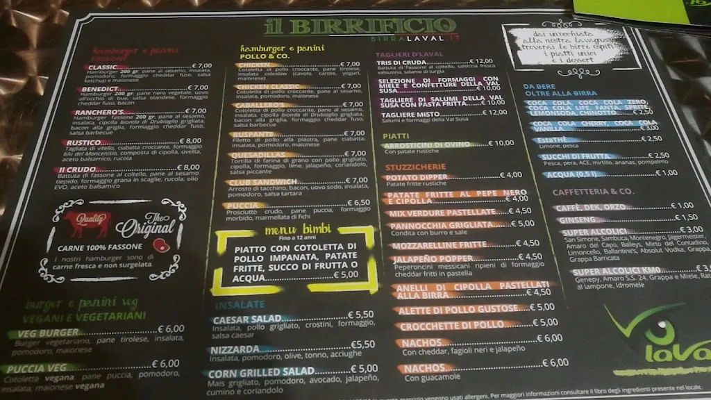 Menu_The Brew Pub Brewery_Avigliana_image_3