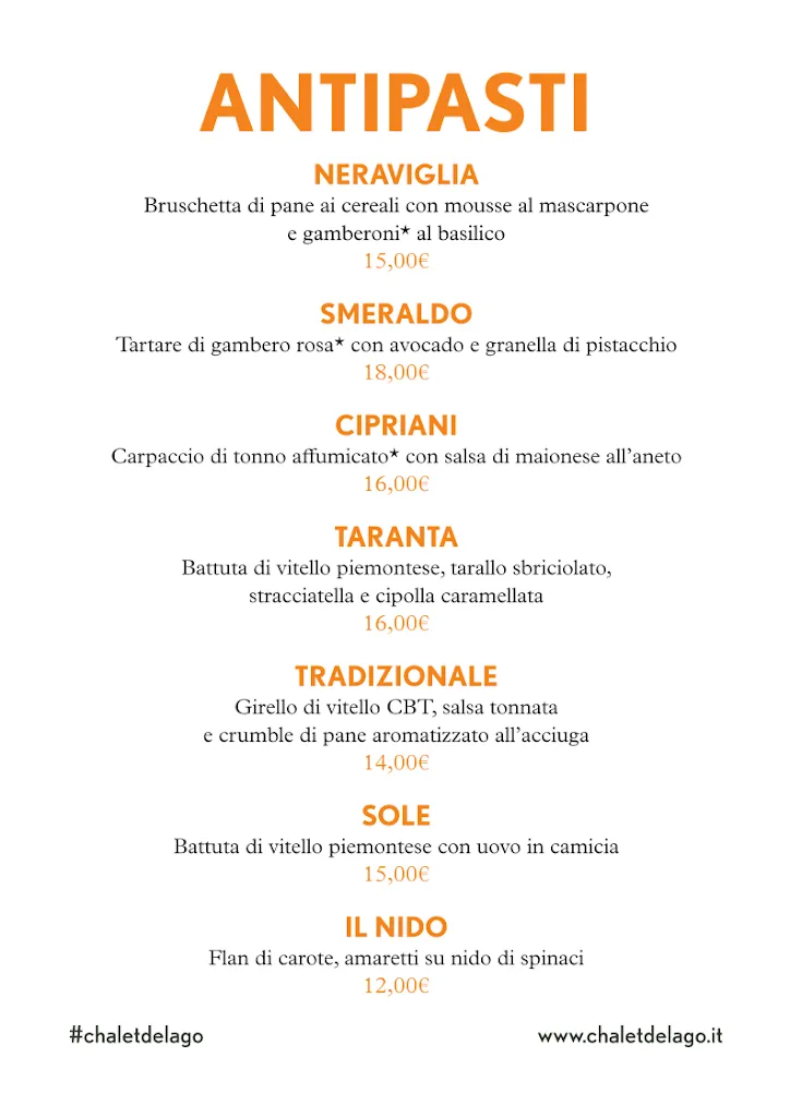 Menu_Ristorante Chalet del Lago_Avigliana_image_1