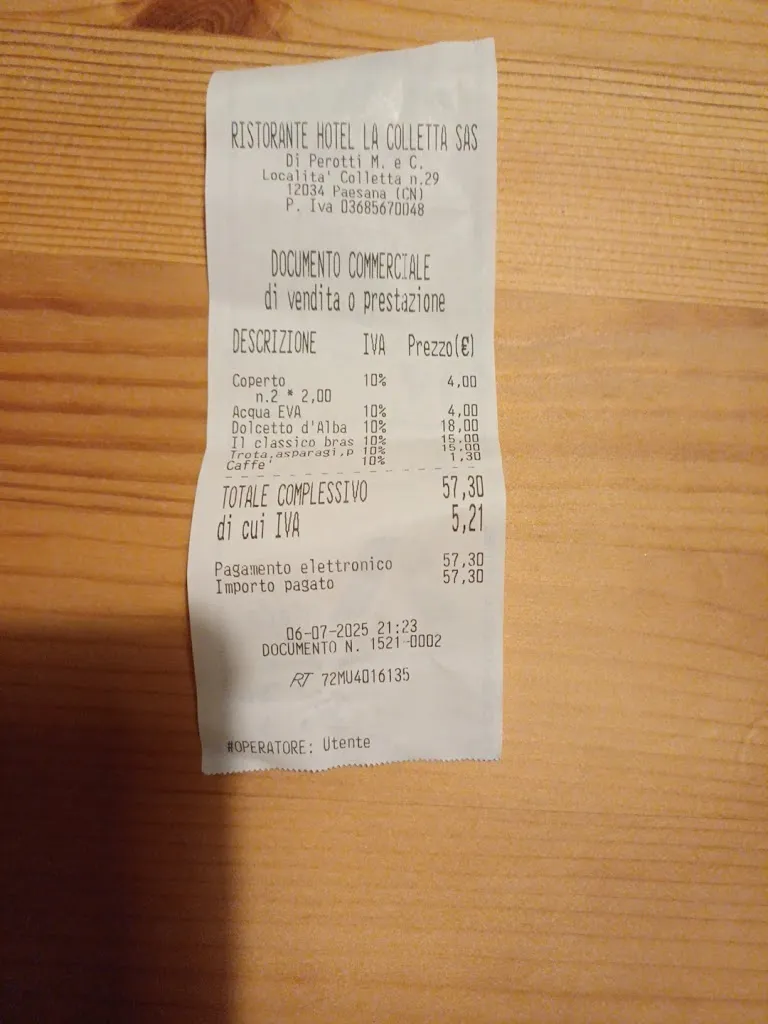 Ouidy Ouidad_Ristorante la Colletta_Bagnolo Piemonte_review