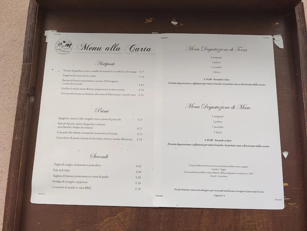 Menu_Ristorante Vetta Della Rocca_Bagnolo Piemonte_image_1