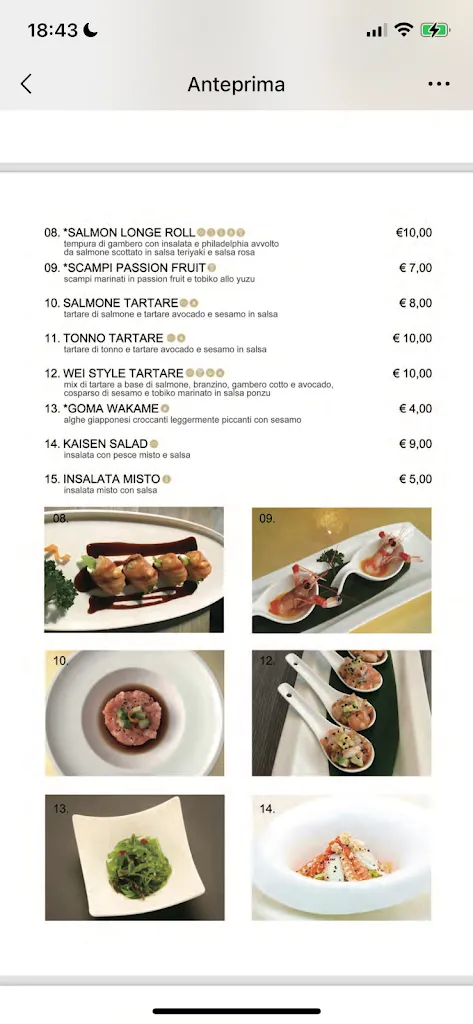 Menu_Wei Sushi | Ristorante alla carta_Asti_image_4
