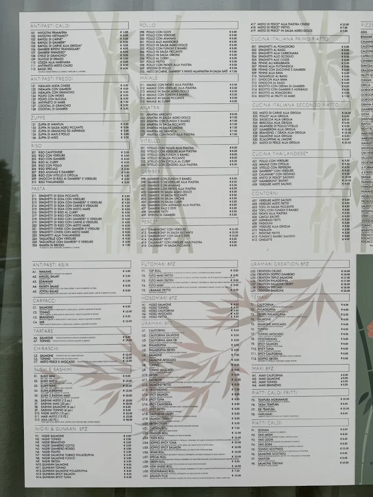 Menu_Ristorante Asia di Wang Jianrui_Banchette_image_2