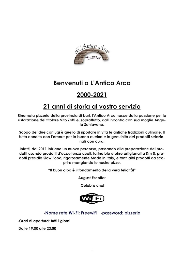 Menu_L'Antico Arco_Cellamare_image_2