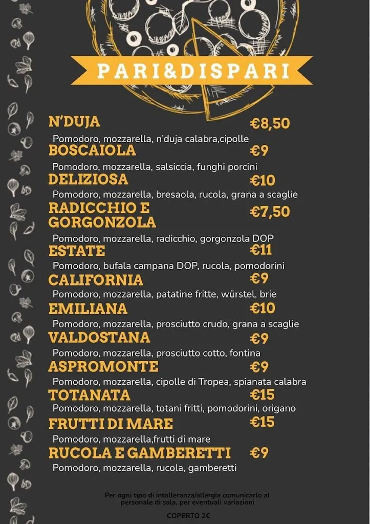 Menu_Pizzeria Pari & Dispari_Basaluzzo_image_1
