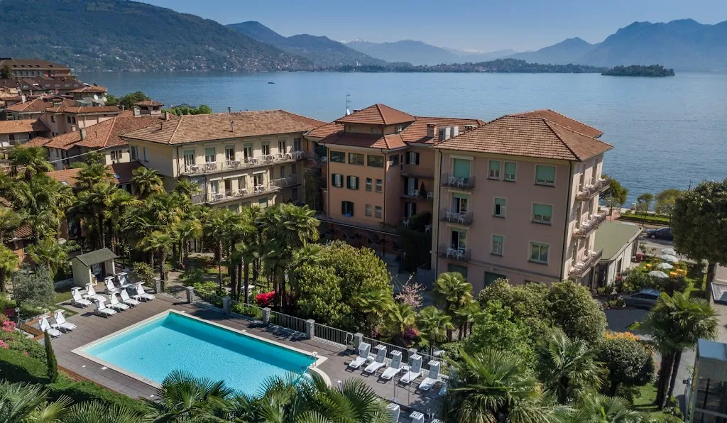 Hotel Beau Rivage restaurant in Baveno