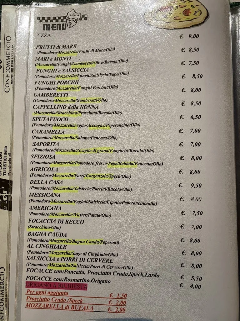 Menu_Pizzeria Bar Alla Villa di Peirano_Battifollo_immagine_2