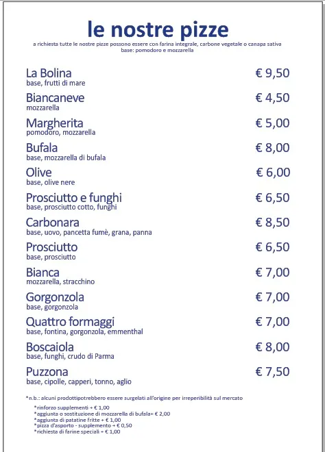 Menu_Pizzeria La Bolina_Battifollo_image_4