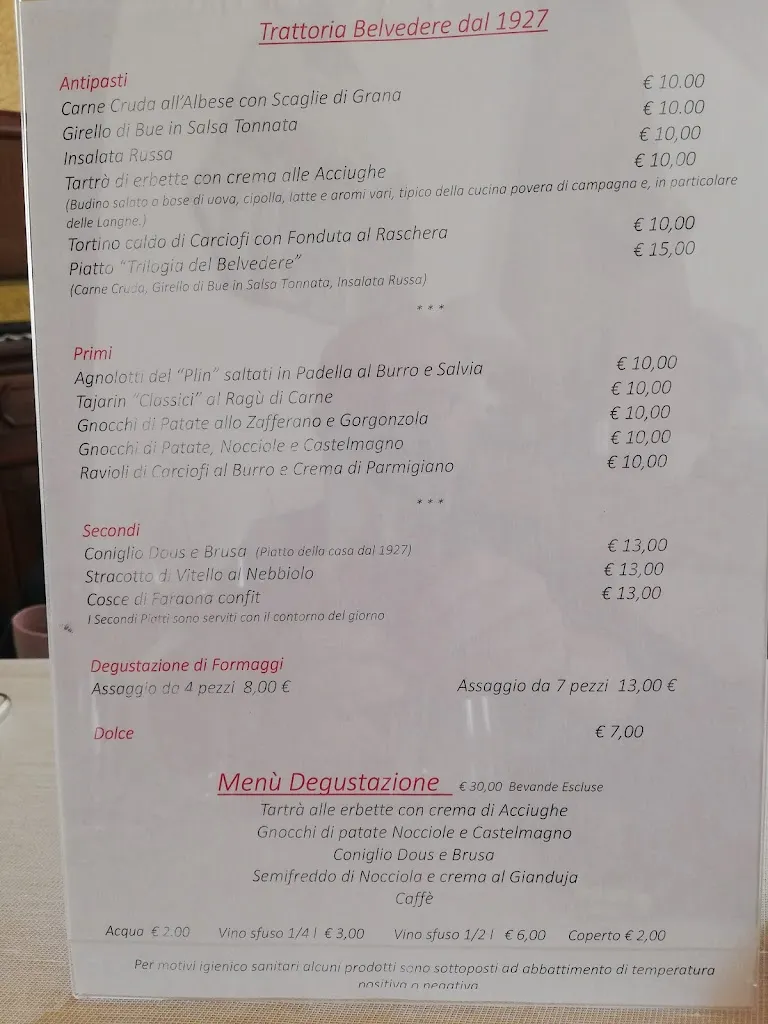 Menu_Trattoria Belvedere di Risaglia Elena_Belvedere Langhe_image_1