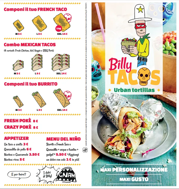 Menu_Billy Tacos_Bellinzago Novarese_image_1