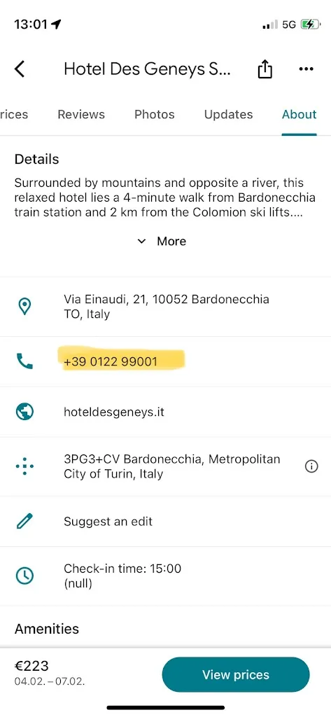 Stefano Perfetti_Hotel Des Geneys_Bardonecchia_review