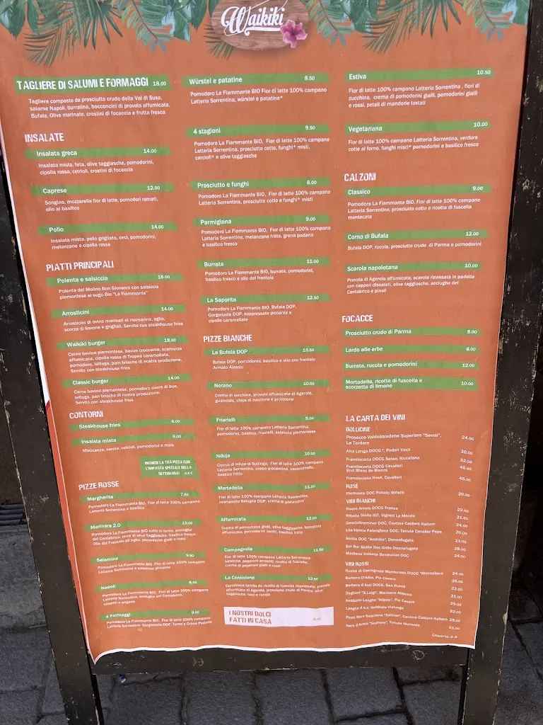 Menu_Ristorante Pizzeria Waikiki_Bardonecchia_image_1