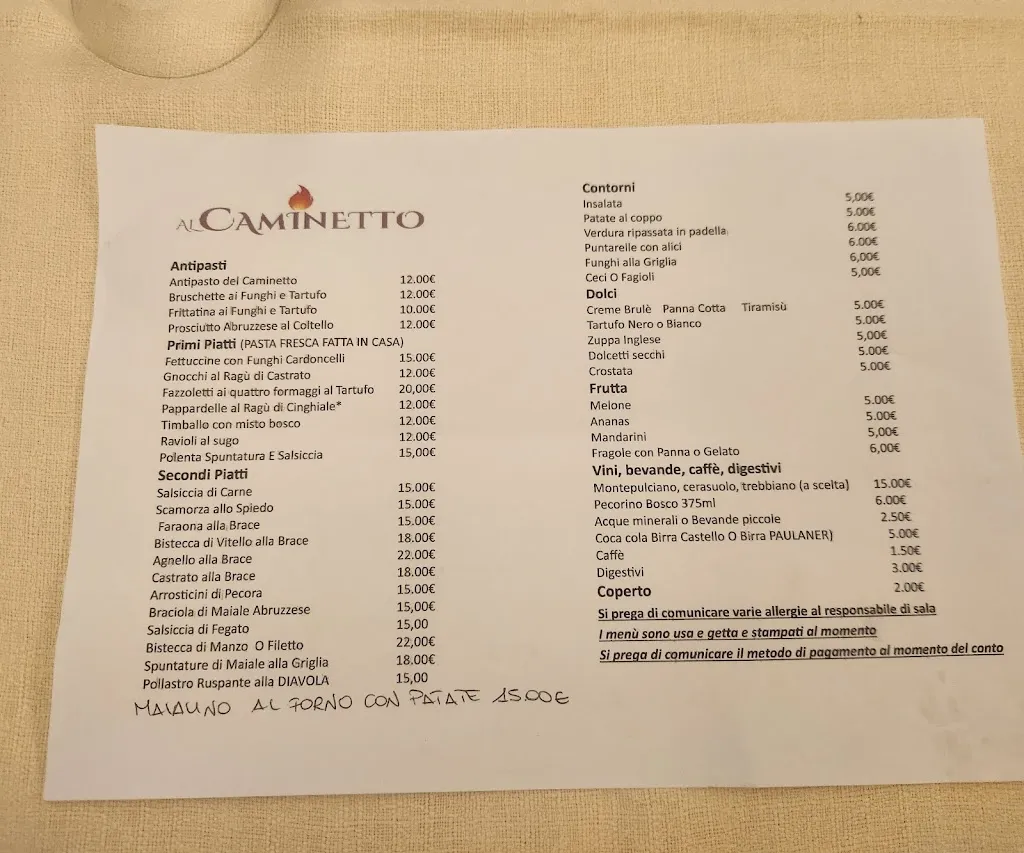 Menü_Al Caminetto_Carsoli_Bild_1