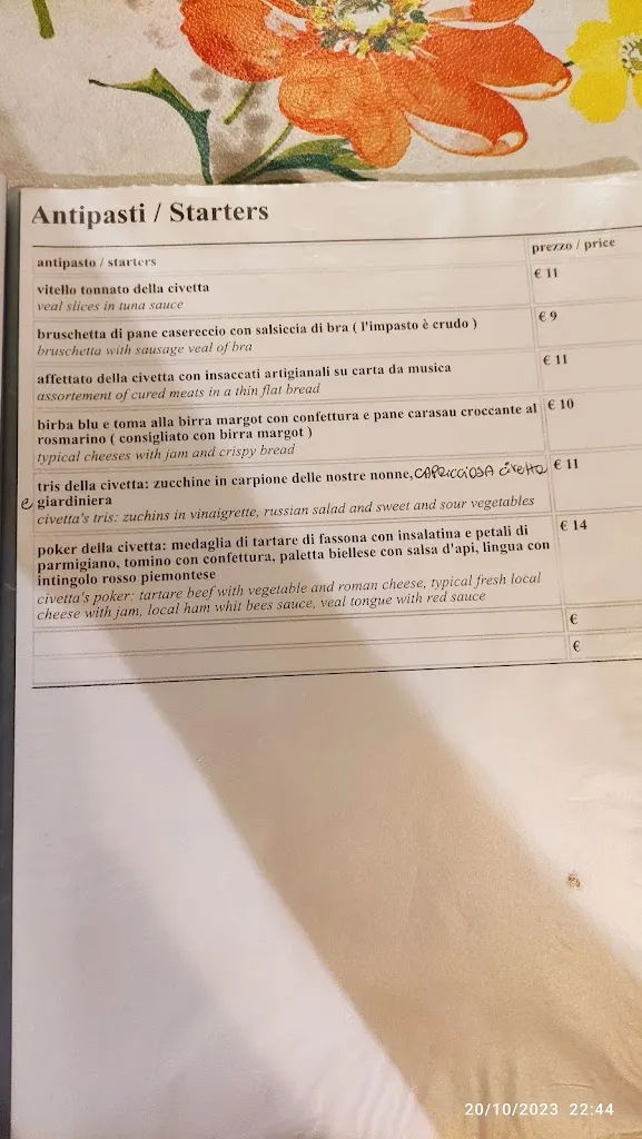 Menu_La Civetta_Biella_image_3