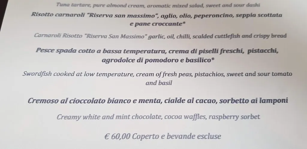 Menü_Ristorante Regallo_Biella_Bild_3