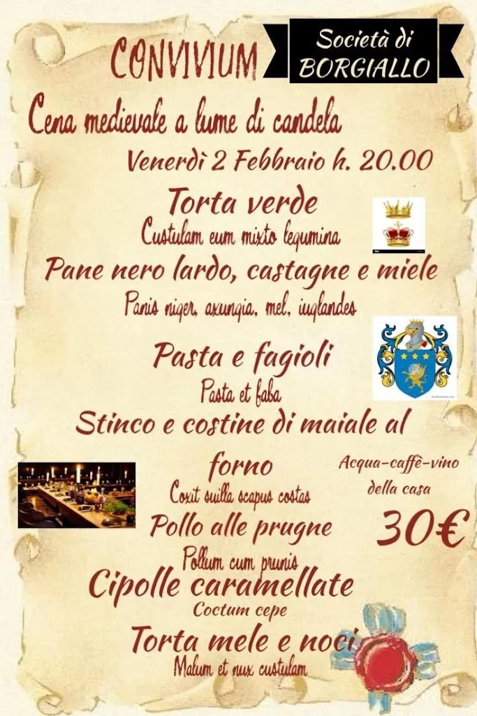 Menü_SOCIETÀ DI BORGIALLO LA ROCA BIANCA_Borgiallo_Bild_1