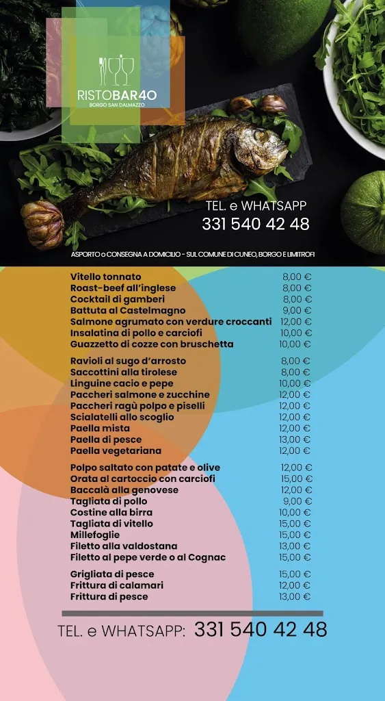 Menu_Ristobar40_Borgo San Dalmazzo_image_2