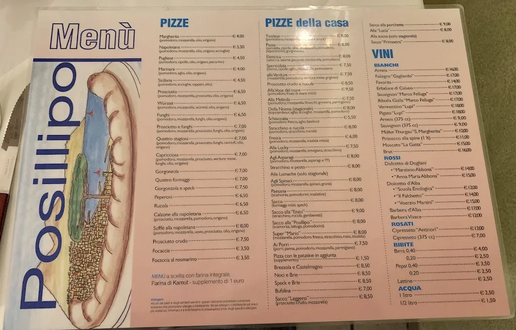 Menü_Pizzeria Posillipo_Borgo San Dalmazzo_Bild_2