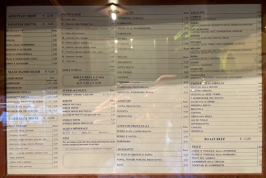 Menu_Pub ristorante Bombardier_Borgo San Dalmazzo_image_1