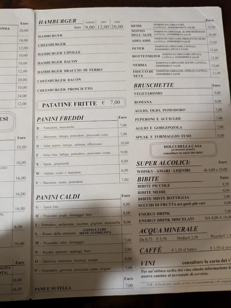 Menu_Pub ristorante Bombardier_Borgo San Dalmazzo_image_2