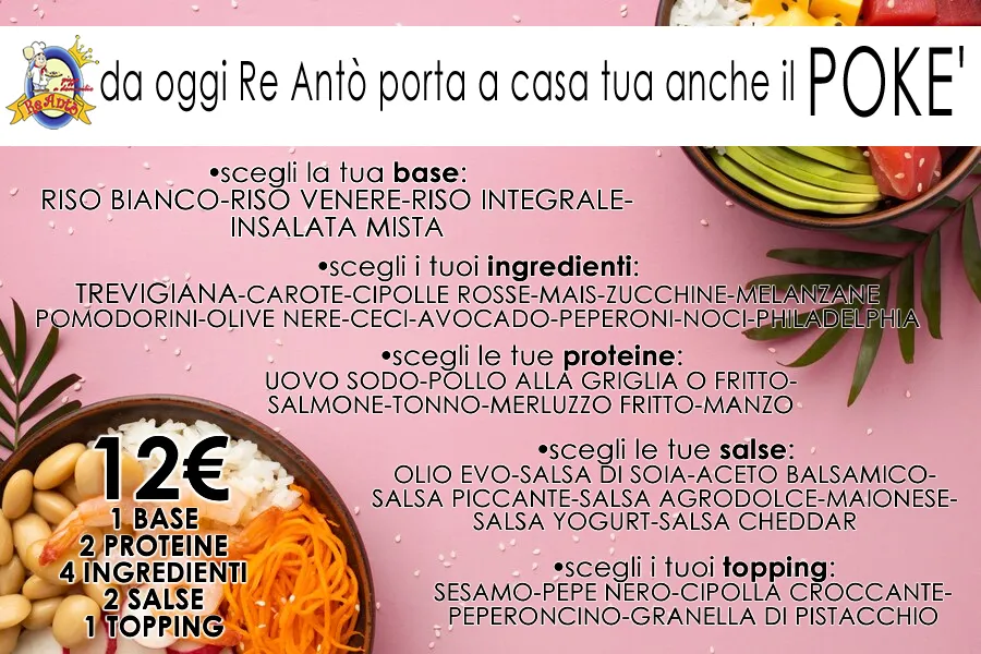Menu_Re Anto' pizza e food domicilio_Borgo San Dalmazzo_image_1