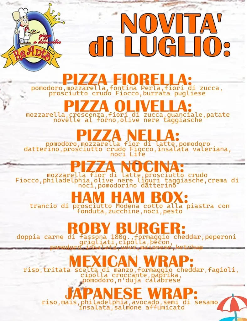 Menu_Re Anto' pizza e food domicilio_Borgo San Dalmazzo_image_4