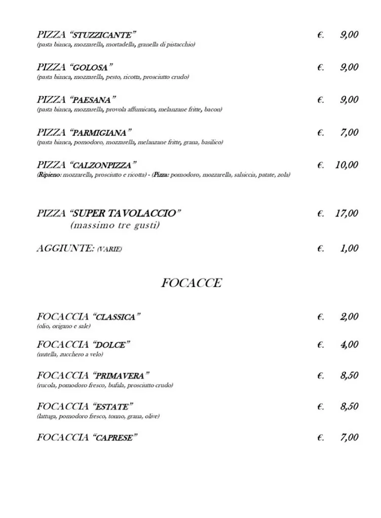 Menu_Pizzeria in Claudio Borgosesia_Borgosesia_image_4
