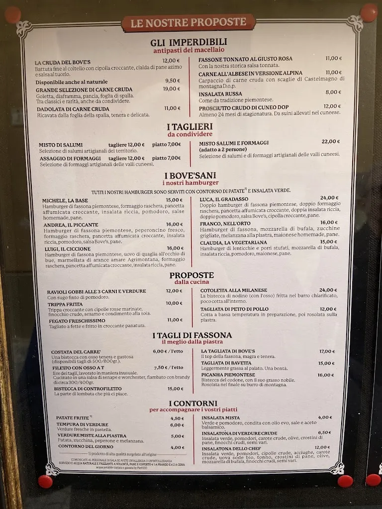 Menu_Ristorante BOVE'S macellai dal 1929 CUNEO_Bosia_immagine_4