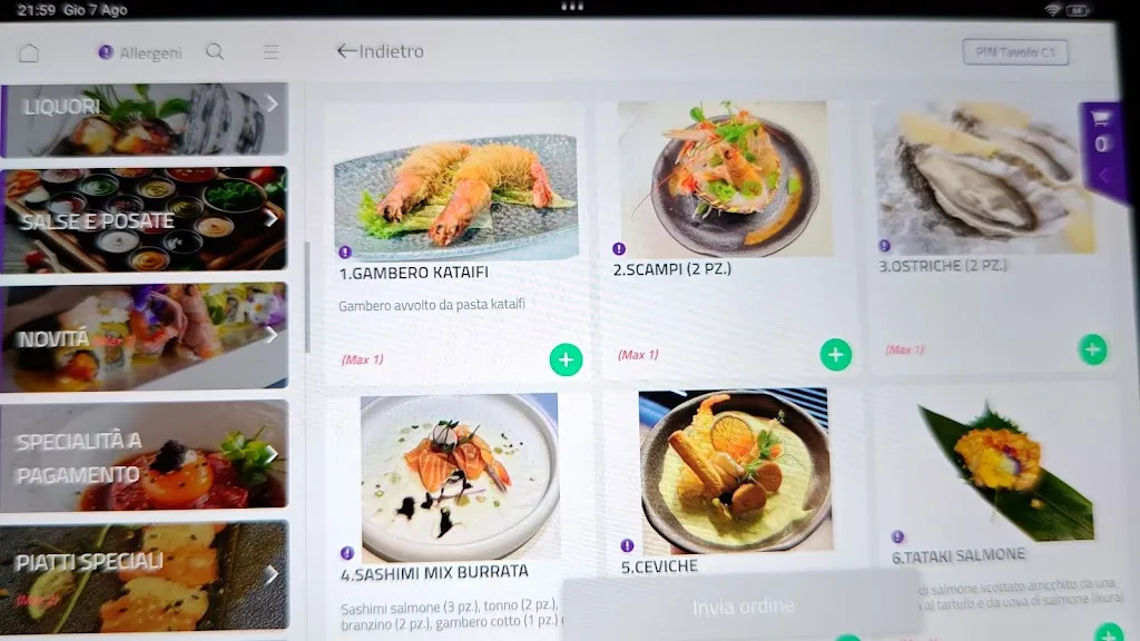 Menü_IFAN Fusion Restaurant_Borgomanero_Bild_1