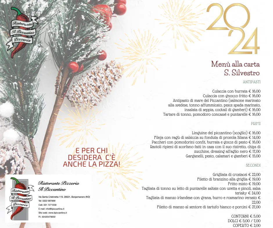Menu_Ristorante Pizzeria Il Piccantino_Borgomanero_image_1