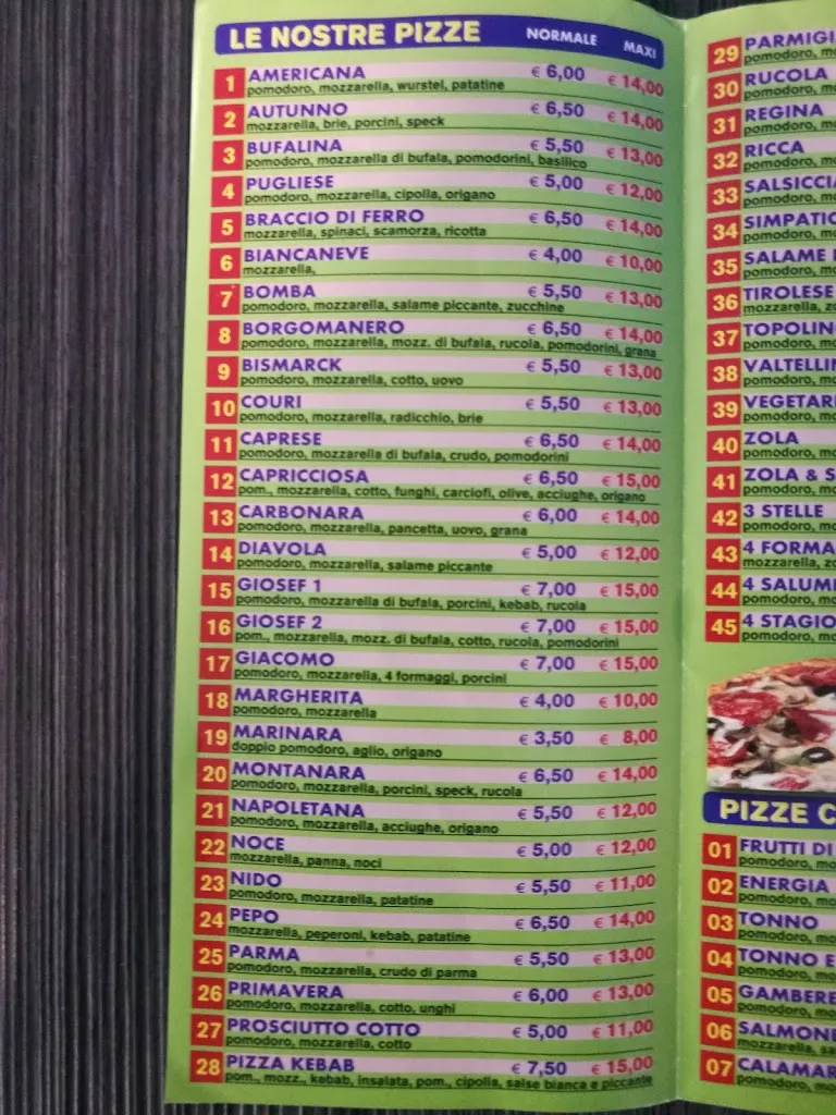 Menu_Pizzeria Da Giosef_Borgomanero_image_4