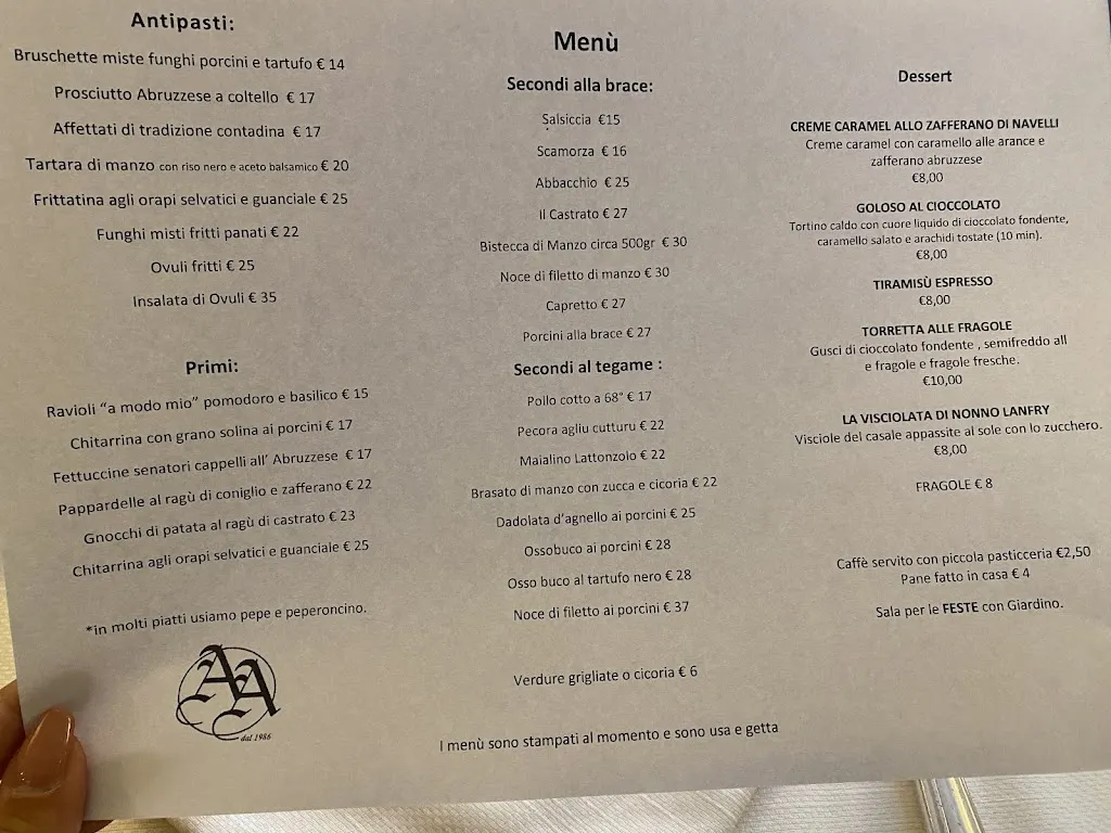 Menu_Ristorante L'Angolo D'Abruzzo_Carsoli_image_2