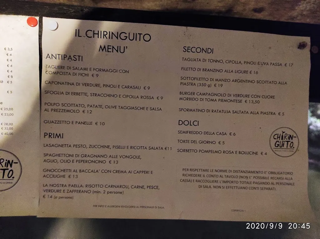 Menu_Il Chiringuito | PianoB_Bozzole_image_2
