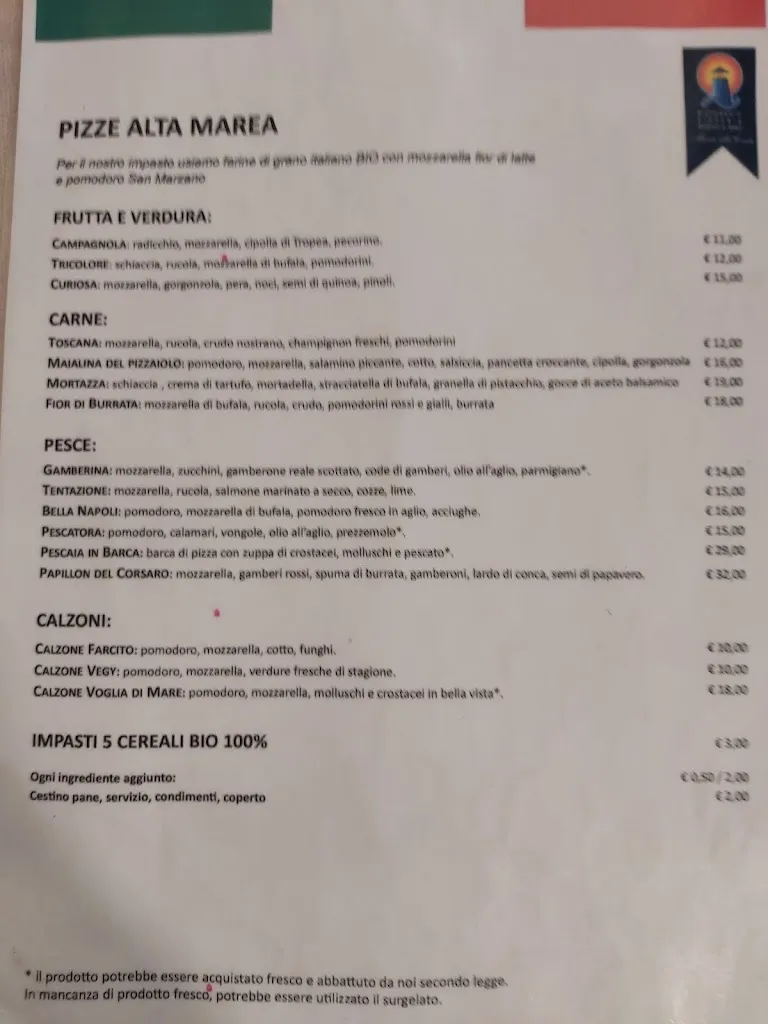 Menu_Ristorante Pizzeria Bagno il Faro_Castiglione_image_2