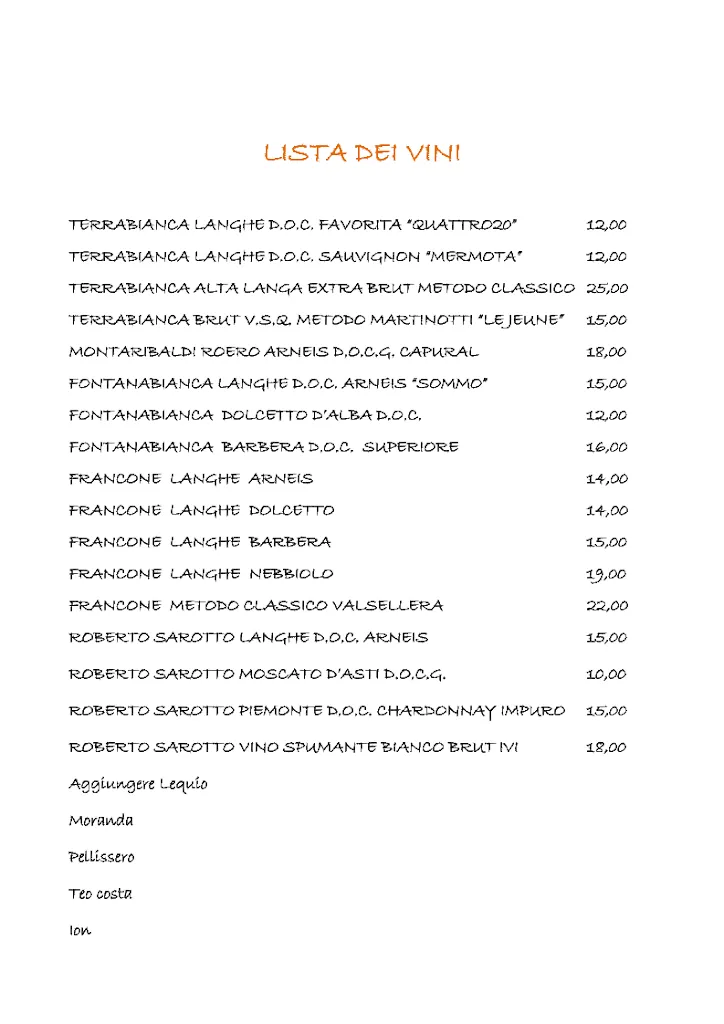 Menu_La pastaia di Langa_Bricco di Neive_image_1