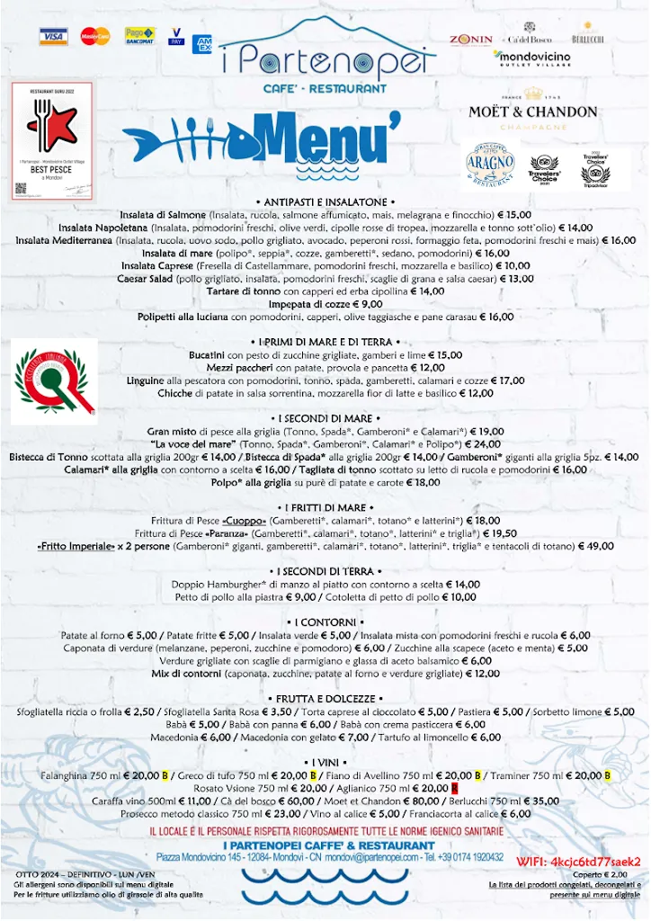 Menu_I Partenopei - Mondovicino Outlet Village_Breo_image_1