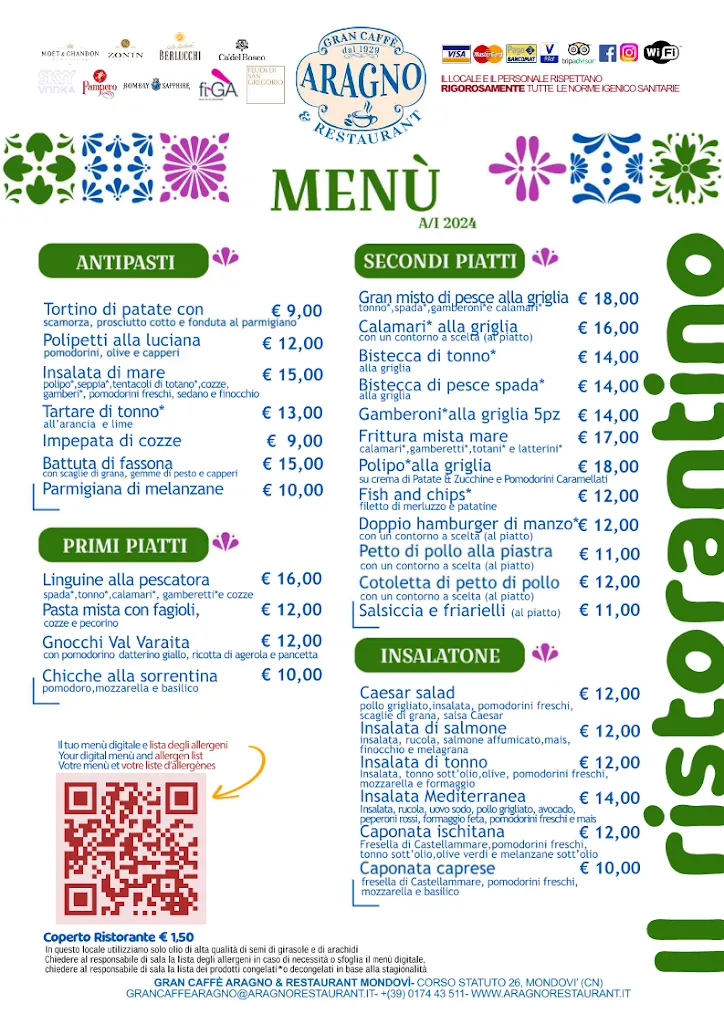 Menu_Gran Caffè Aragno - Restaurant & Pizzeria - Mondovì di Ht aragno srl_Breo_image_3