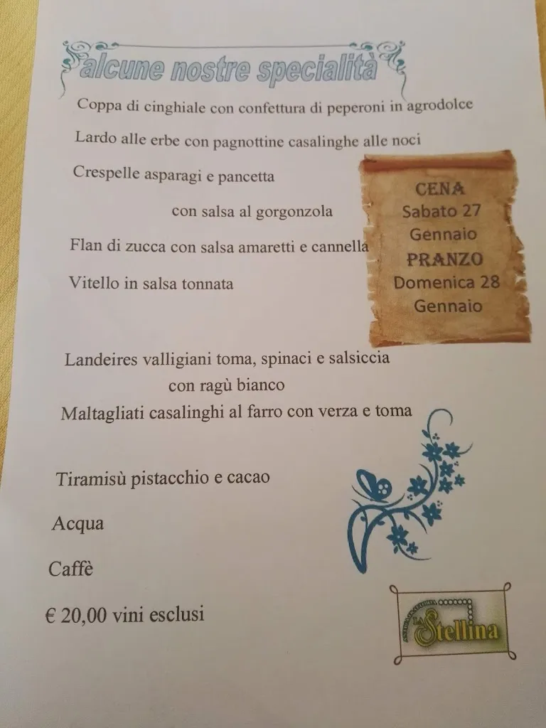 Menu_Antica Trattoria la Stellina | Cucina Tipica Piemontese_Bruzolo_image_2