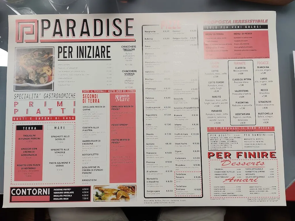 Menu_Ristorante Pizzeria Paradise_Bruzolo_image_1