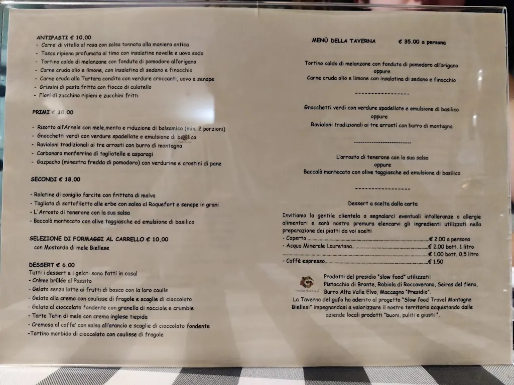 Menu_La Taverna del Gufo_Brusnengo_image_1