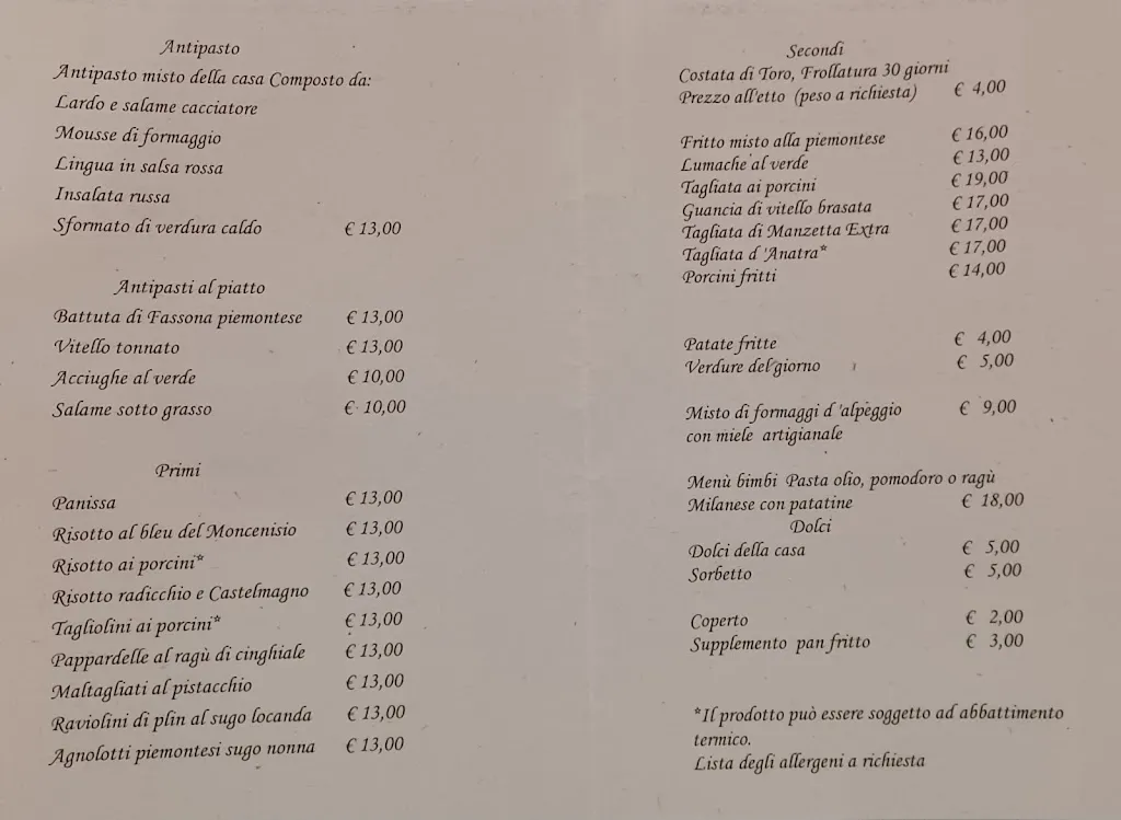Menu_Locanda Dell'Orso_Brusasco_image_1