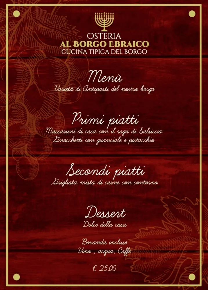 Menu_Osteria al Borgo Ebraico_Castiglione_image_1