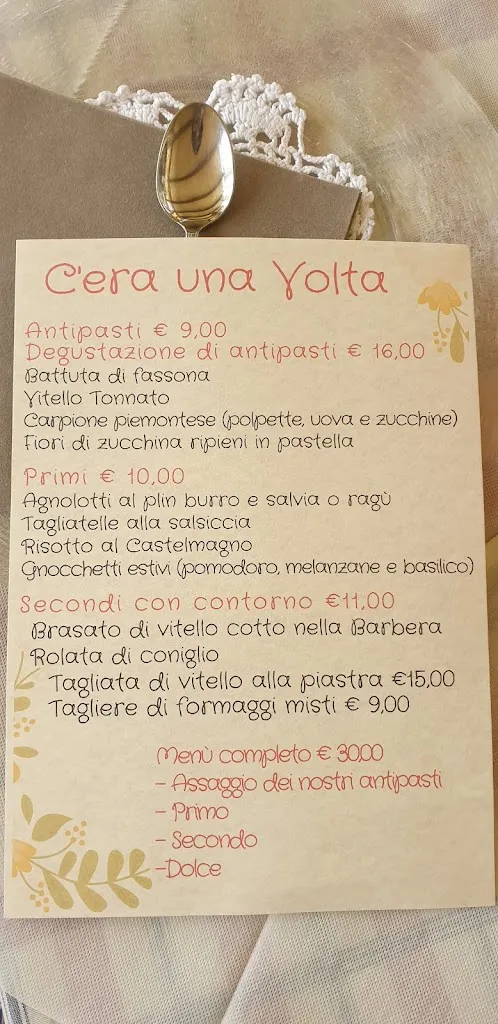 Menu_Osteria C'era una Volta_Calamandrana_image_4
